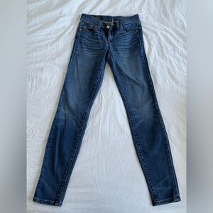 medium wash straight leg jeans
